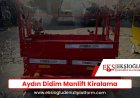 Aydın Didim Manlift Kiralama