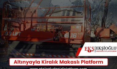 Altınyayla Kiralık Makaslı Platform