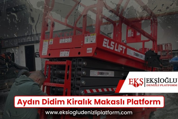 Aydın Didim Kiralık Makaslı Platform